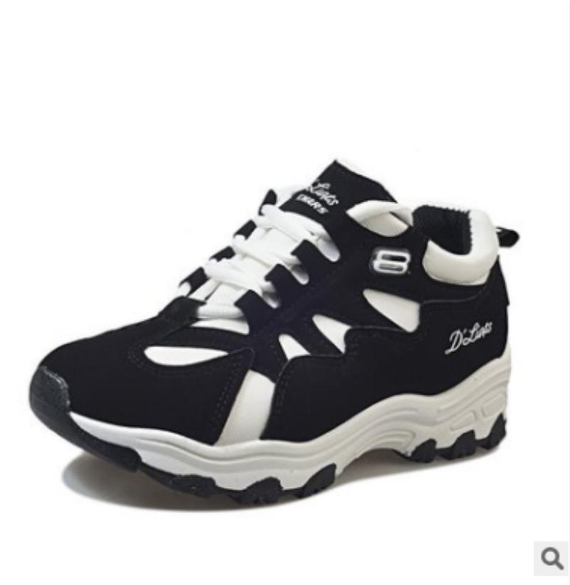 Ins Super Fire Shoes Sports Shoes Female Students Casual Shoes Thick Bottom Shoes uygun fiyatlı