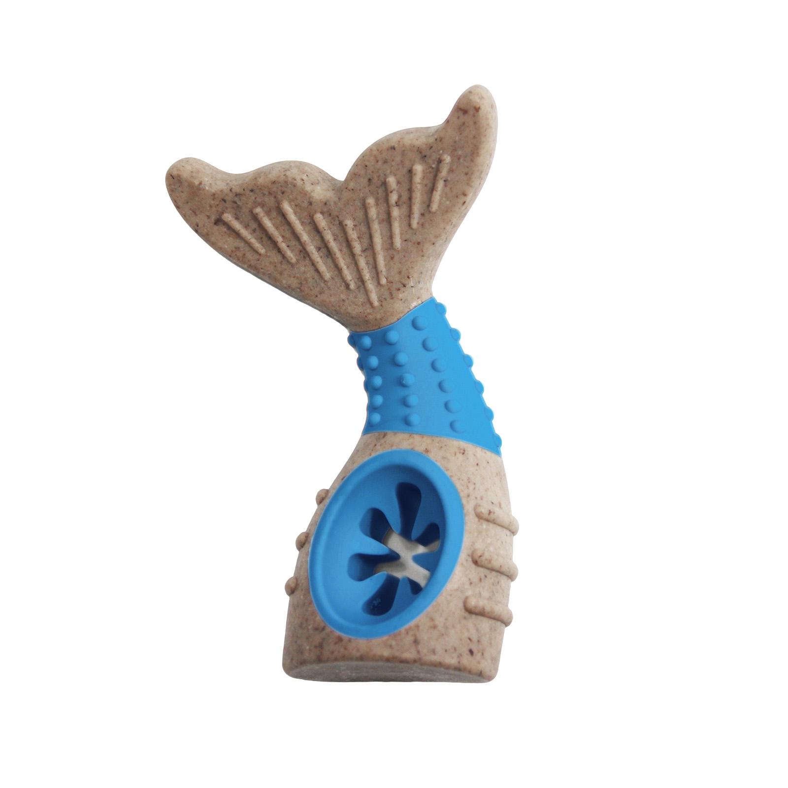 

Durable Textured Pet Chew Toy for Dogs with Interactive Design and Dental Care Features for Medium Breeds One Size синий