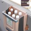 Wall-Mounted Foldable Kitchen & Bathroom Trash Bin