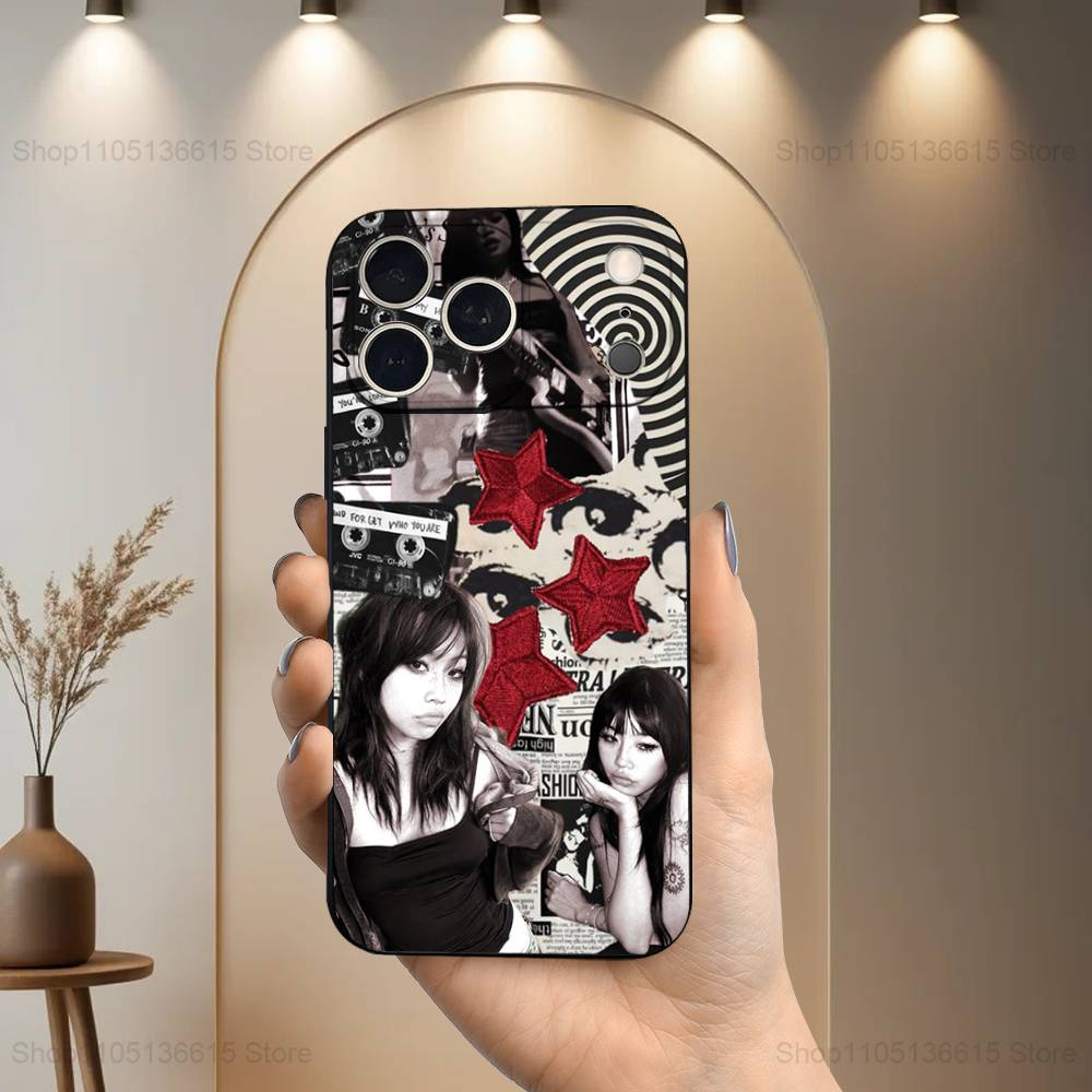 

Cute B-Beabadoobee Singer Case For iPhone 11,12,15,14,13,16,17,Plus,Pro Max,XS,X,XR,SE,Mini,8,7,Soft Silicone Black iPhone13mini