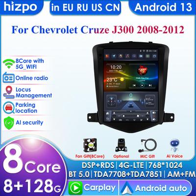 Carplay 4G-LTE 7862 DSP 9.7'' 2 Din Android Car Radio for Chevrolet Cruze J300 2008 2009 2010 2011 2012 Intelligent Screen Multimedia Video GPS RDS