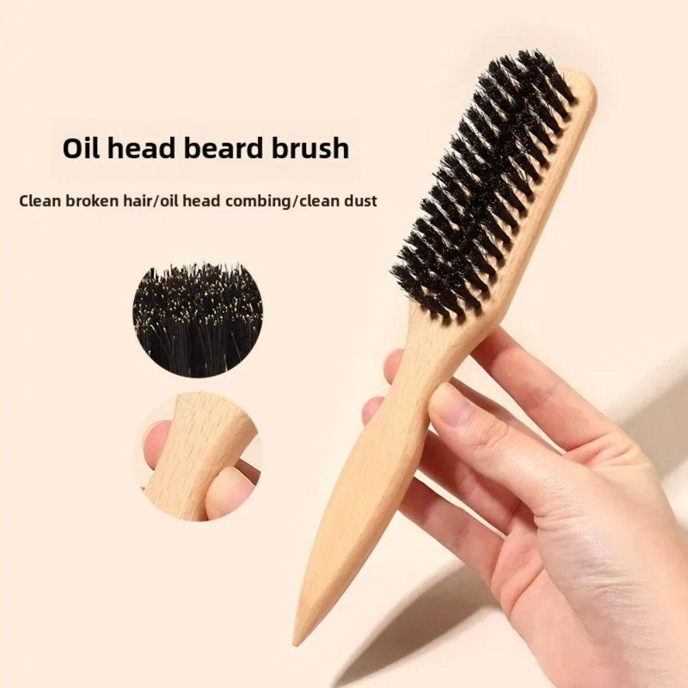 Smooth Finish Boar Bristle Hair Brush Backcombing Design Bun Smoothing Brush  Styling Tool