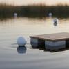 7 Pieces Water Golf Practice Ball High Rebound Water Practice Golf Ball Sports Gear Long Distance 2-Piece Construction