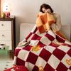 Halbseitige Plüschdecke im koreanischen Blogger-Stil für Sofa oder Büro