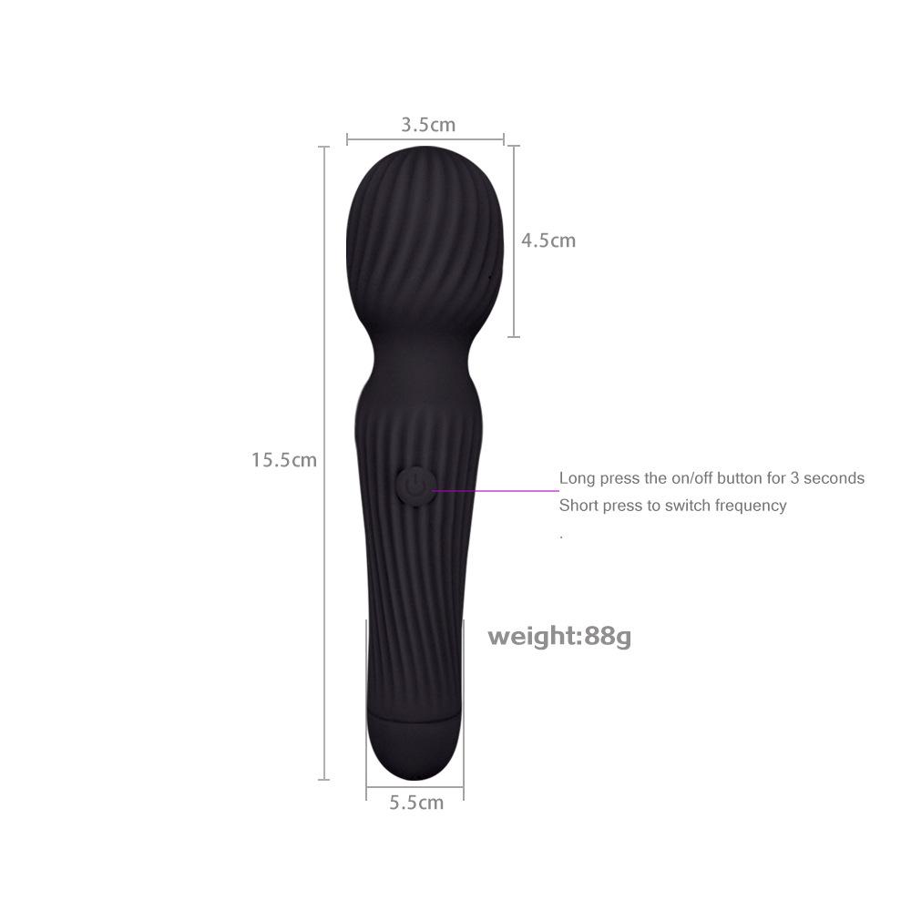 Vibrator AV mic filetat reîncărcabil, Vibrator de masaj pentru masturbare feminină, Produs pentru adulți
