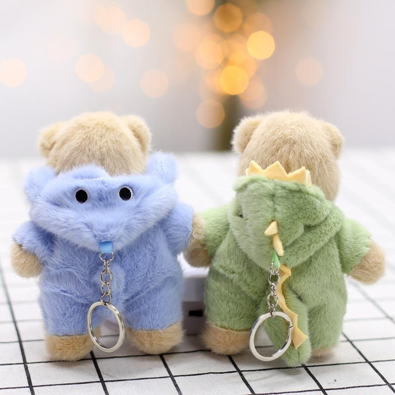 Cute Cute Pajamas, Drag Bear Pendant, Plush Toy, Doll, Cartoon Doll, Bag, Hanging Ornament Keychain