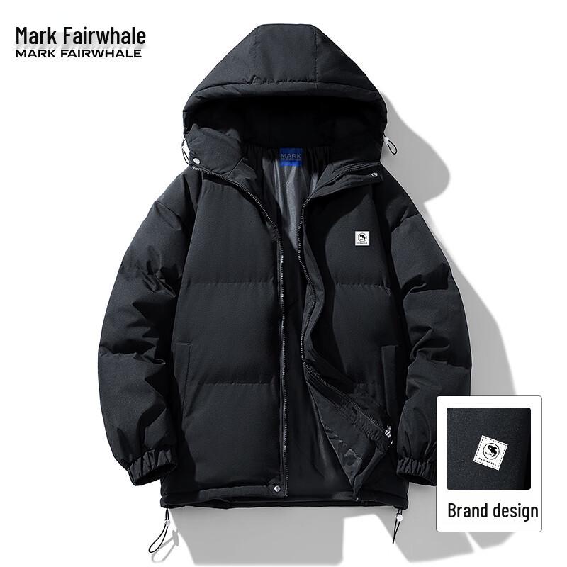 Mark Fairwhale Men's Winter Hooded Puffer Jacket