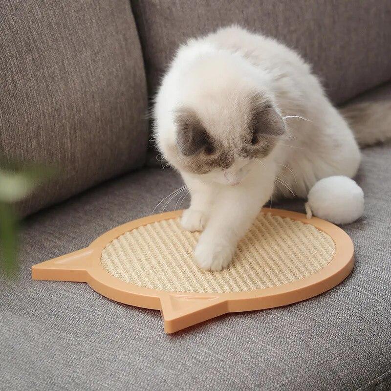 Cat Scratching Suction Wall for Cat Toys Ball Wear-resistant Nail Scraper Mat Grinder Corrugated Paper Scratch Cats Bed Products