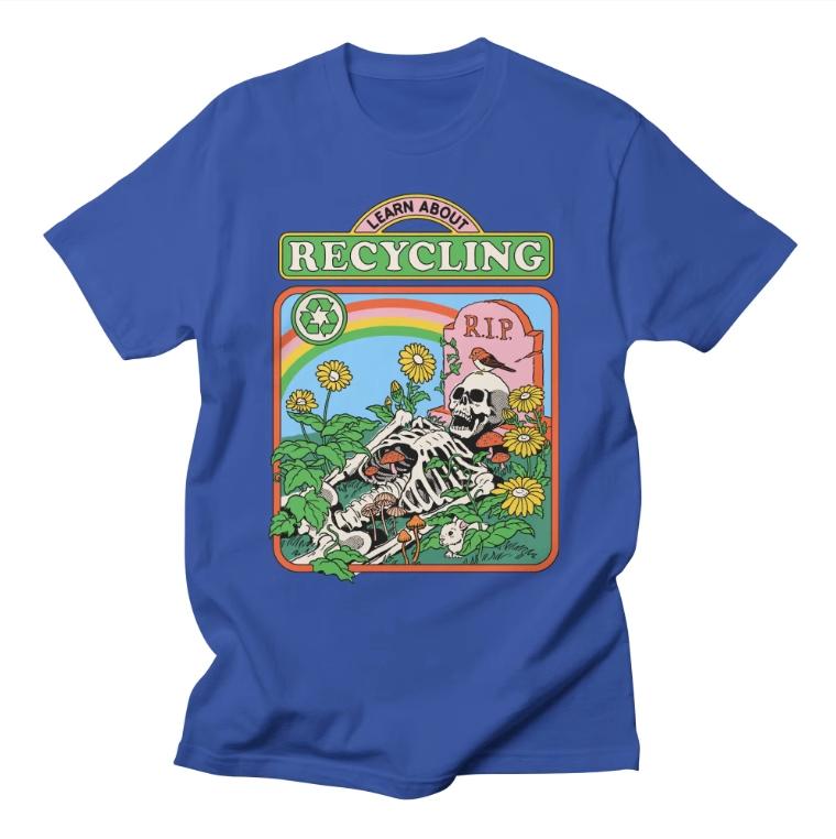 

Classic Simple Cartoon Animation European and American Illustrations High Street Men and Women New Loose Summer Short Sleeves S