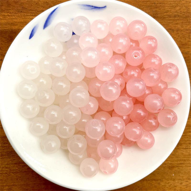 

УФ меняющие цвет лэмпворк бусины для браслетов своими руками и ювелирной фурнитуры Photosensitive Beads 8mm, approx. 100 pieces