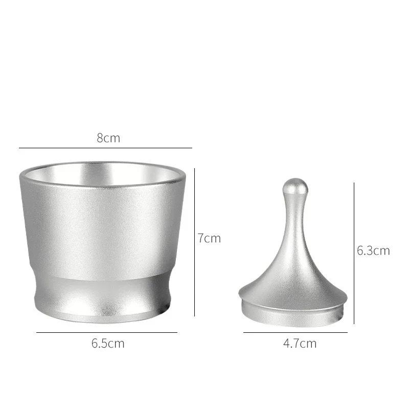 Aluminum Alloy Coffee Grinder Powder Falling Cup Espresso Dosing Cup EK43/58MM Coffee Dosing Cup Coffeeware Tamper Powder Tools