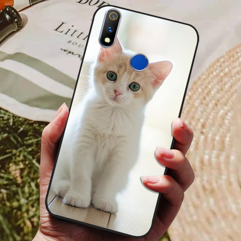 Realme 3 Pro Kılıfı Yumuşak Silikon TPU Arka Kapak OPPO Realme 3 Pro RMX1851 İçin Kılıf Funda Realme3 RMX1825 RMX1821 Darbeye Dayanıklı