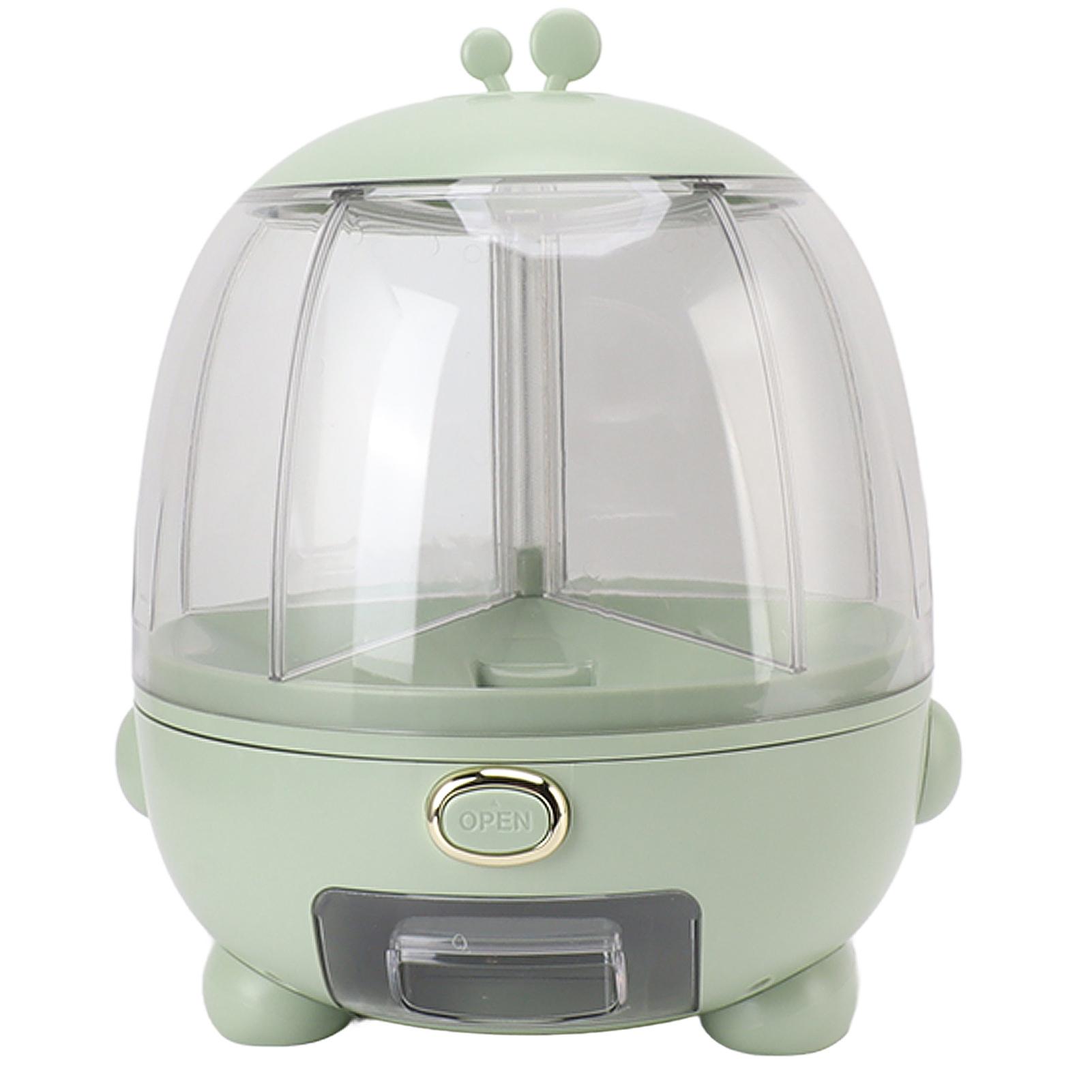Large Capacity Rotatable Food Storage Container Rice   Grain Box Rice Barrels Sled Cerl Dispenser
