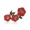 Fashion Accessories, Creative Rhinestone Flower Brooch, Versatile Temperament Celebrity Clothing Collar Accessories