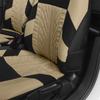 2 Piece Car Seat Cover, Universal, Tyre Tread Print, Front Car Seat Protectors Suitable for Most Car Seats