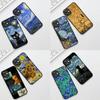 Cover for Apple iPhone 12 13 Pro Max Mini ProMax X XR Air XS 12Pro 13Pro Casing Phone Case Starry Night Van Gogh Sky Art