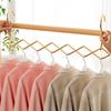 Magic Space Saving Clothes Hangers Foldable Closet Organizer Wardrobe Clothing Cascading Rack 7 Slots For Pants Dresses Coats