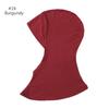 Classic Practical Muslim Hijab Inners Stretchable Jersey Cotton Tube Cap Shawl Bottom Women Headscarf Bonnet 28 Colors One Size