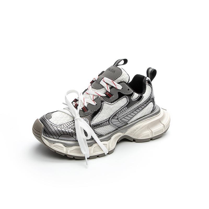 Daddy shoes red spring and autumn new lace-up ins trendy casual European super fire sports shoes