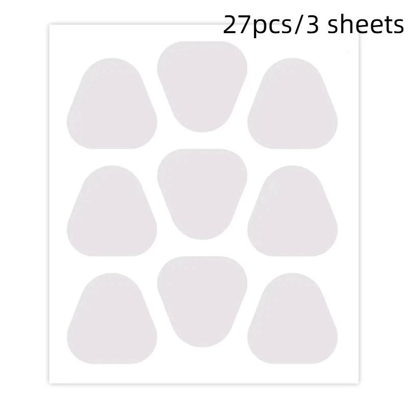 27/36/90Pcs Forehead Nasolabial Fold Patch Pe Material Forehead And Smile Patterns Transparent Invisible Nasolabial Fold Patch 27pcs