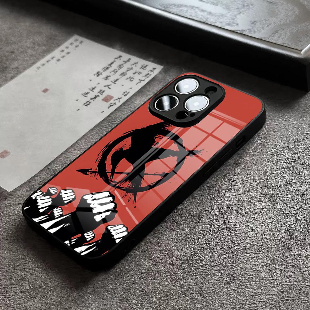 

Film The H-Hunger Games Phone Case For IPhone 16 Pro Max 14 17 Air 12 15 11 13 Mini X XR XS Max SE Glass Cover iPhone12
