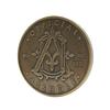 Middle Finger Commemorative Medal Vintage Round Dickhead Award Official Asshole One-finger Salute Metal Collection Coin Festival Keepsake Funny Gag