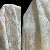 Original High-end Custom-made Heavy-duty Vintage Embroidery Lace Fabric Suitable for Wedding Dresses Formal Gowns