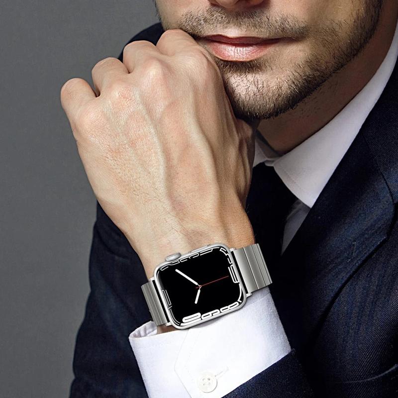 Metal Strap for Apple Watch Band 44mm 40mm 45mm 41mm 42mm 38mm Stainless Steel Watch Band for iWatch Series 7 6 SE 8 Ultra 49mm