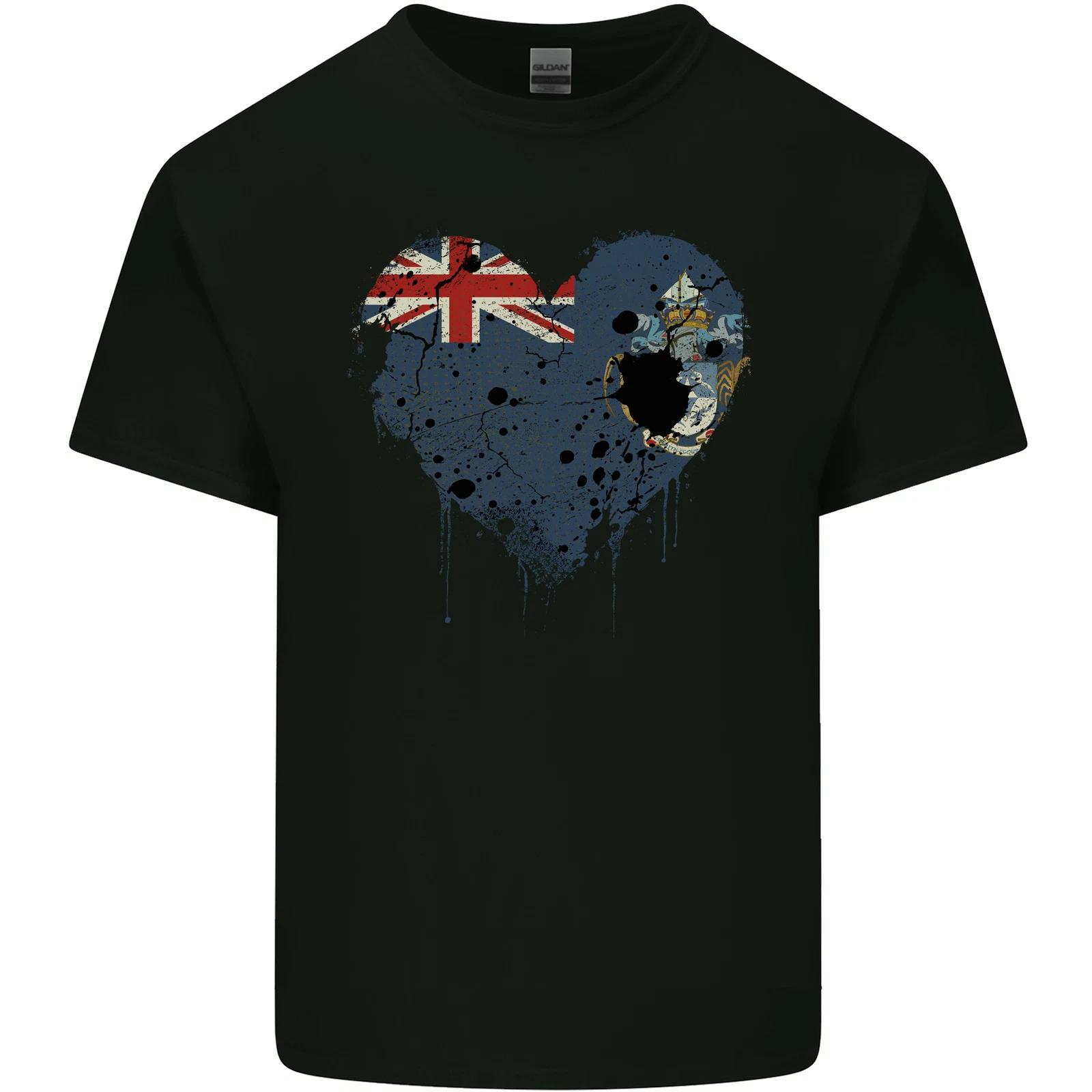 

Love Flag Tristan da Cunha Football Kids T-Shirt Childrens L