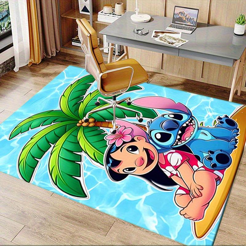 Office Rug Lilo Stitch theme 3D Printed Anti-Slip Rug-Machine Washable for Living Room