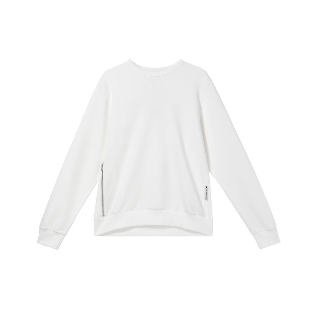Nike Standard Issue Dri-Fit Casual Comfortable Crew Neck Long Sleeve Sweatshirt Men sweatshirt Sail Light-Ivory FZ0221-133