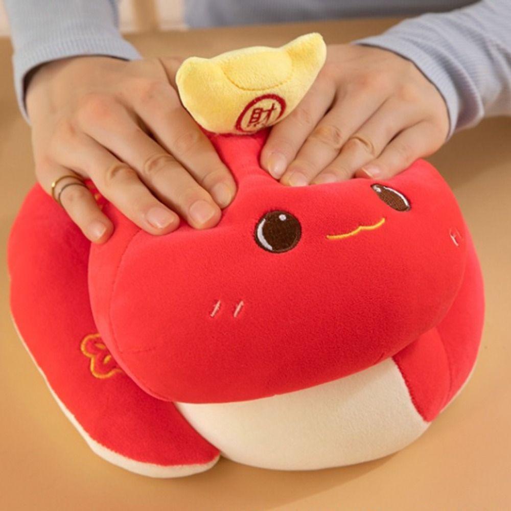 Chinese Style Wealth Snake Year Mascot Toy Good Luck Lucky Snake Doll Plushies  Children