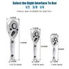 1Celsius2 3Celsius8 1Celsius4 Inch Drive   Ratchet   Head Ratchet Set     Ratchet Wrench Set 72 Tooth Quick Release Head Socket Wrench