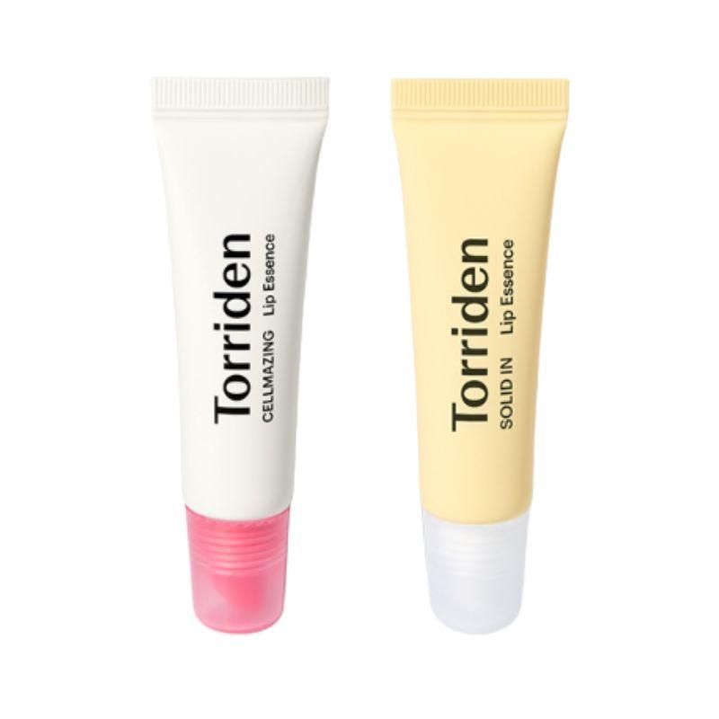 Torriden Cellmazing Low Molecular Collagen Volume Lip Essence 11ml + SOLID-IN Ceramide Lip Essence 11ml – Plumping & Barrier Care Lip Duo Set