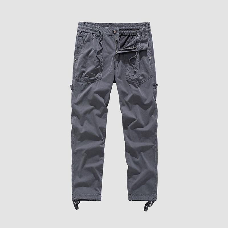 Men's Overalls High-end Ruffian Handsome Men's Pants Wear-resistant Idle Men's High-end Pants Trendy High Street Men's Loose Trousers