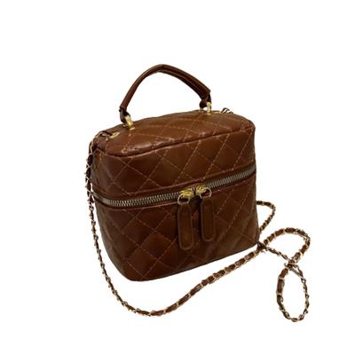 Lilly Flora Women's Crossbody Bag, Perfect for Weddings, Commuting, and Office Wear, Stylish Korean Fashion, Cute Brown