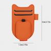 1pc Car Visor Glasses Clip Magnetic Wear-Resistant Sunglasses Holder 3 In 1 Auto Eyeglasses Clip With Card Holder Universal