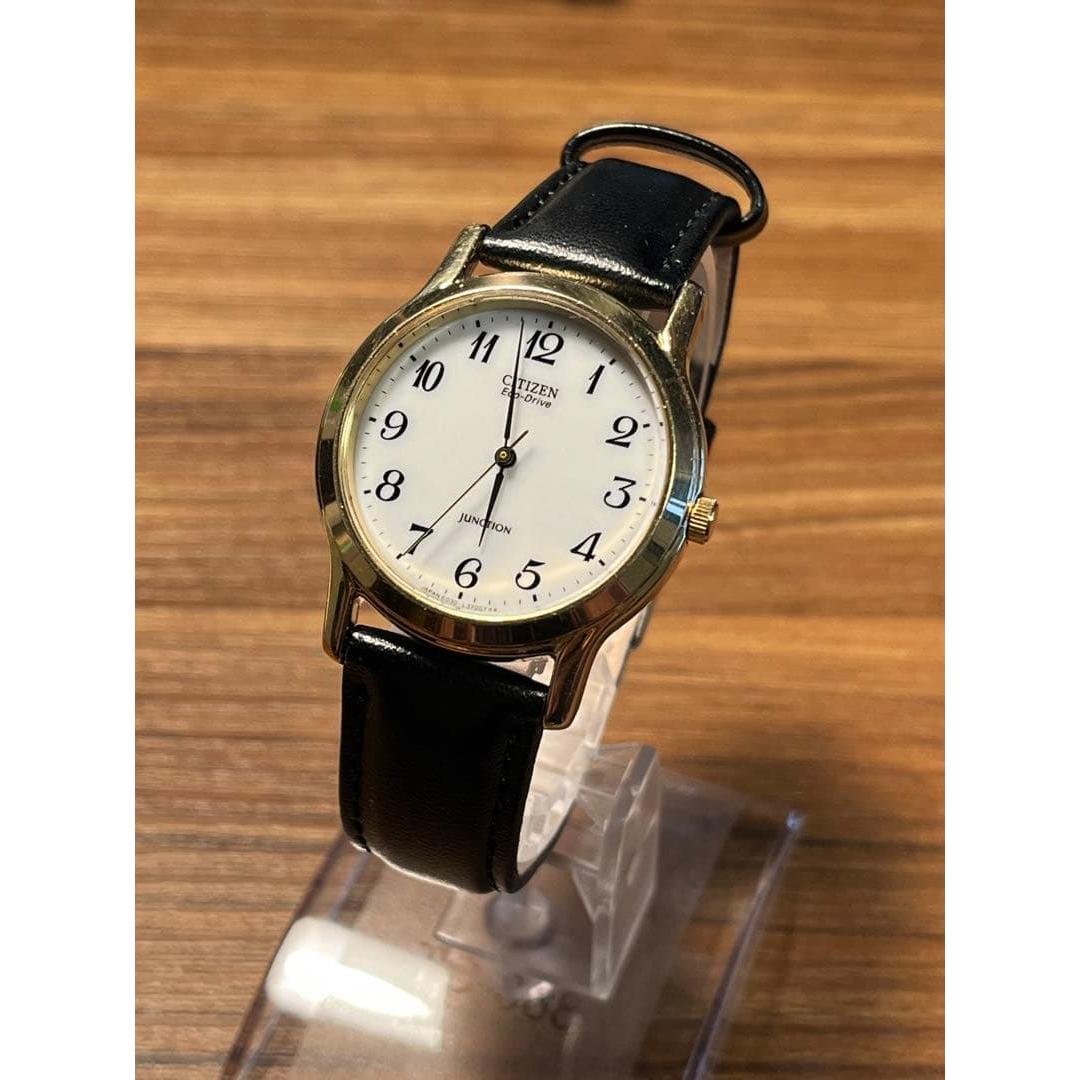 [Solar/operated product] Citizen Eco-Drive JUNCTION New leather belt replaced