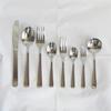 Nagao Hakaku Dinner Spoon 17.8cm 12-piece Set Stainless Steel Dishwasher Safe Commercial Use Made Japan