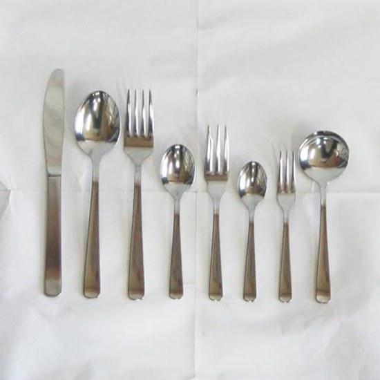 Nagao Hakaku Dinner Spoon 17.8cm 12-piece Set Stainless Steel Dishwasher Safe Commercial Use Made Japan
