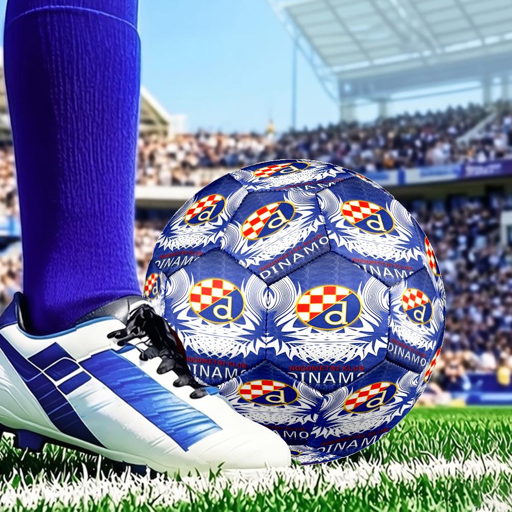 Croatian Football Crest Design Size 5 Soccer Ball, Suitable for Training and Matches, High-Elasticity, Wear-Resistant Material Gift for Fan