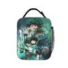 MHA Insulated Lunch Bags Thermal Bag Reusable,Meal Container Boku No Midoriya Leakproof Tote Lunch Box Bento Pouch School