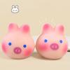 1/2Pcs Stress Relief Yolk Fidget Toy Cartoon Pig Bunny Watermelon Double-yolked Egg Squeeze Sensory Toy Hand Exercise Relaxation Stress Ball