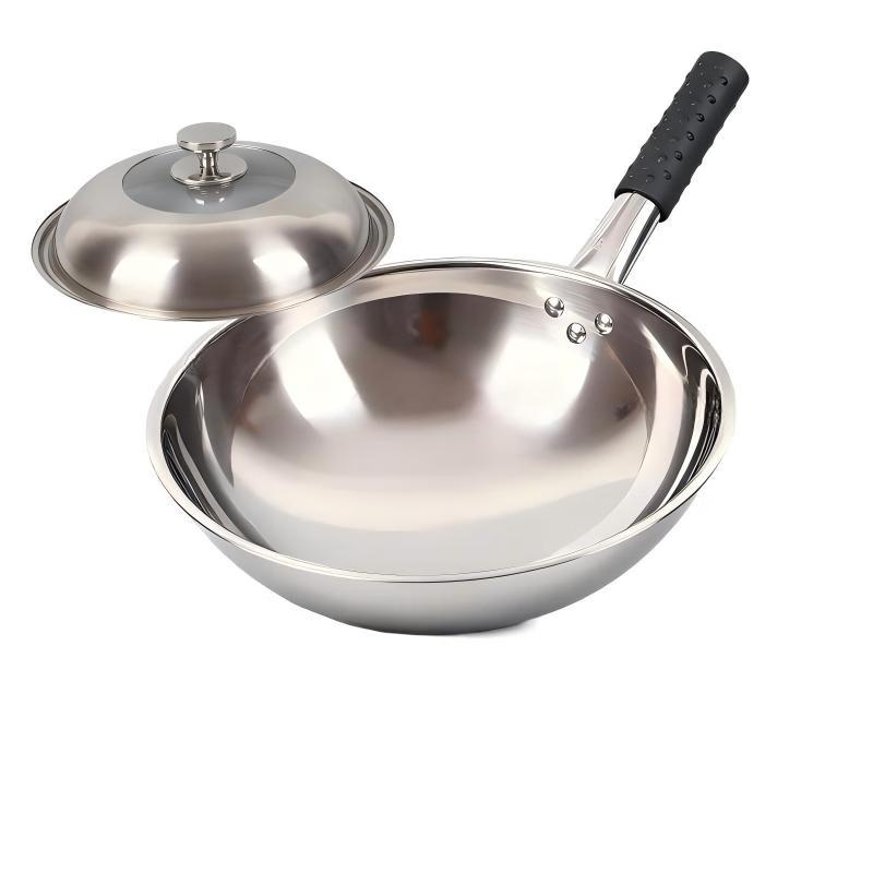 Wutuo Stainless Steel Non-stick Wok