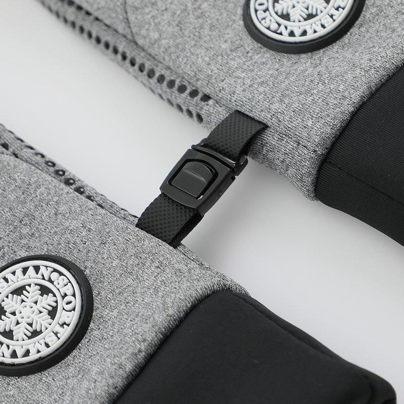 Cycling Gloves Men's Winter Outdoor Touch Screen Windproof Cold Warm Waterproof Cycling Sports Full Finger Velvet Anti-slip Hand