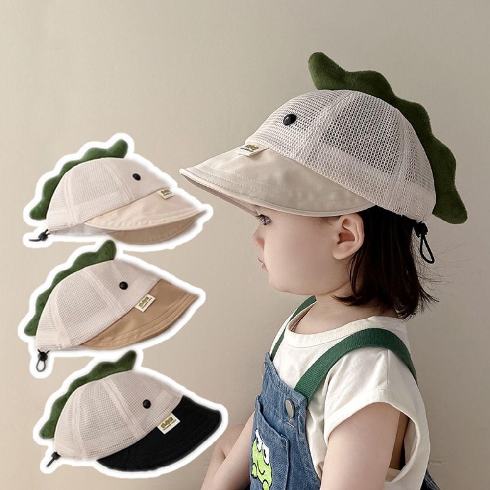 

Cute Dinosaur Baseball cap Breathable Peak Cap Fashion Sunscreen Hat For Children
