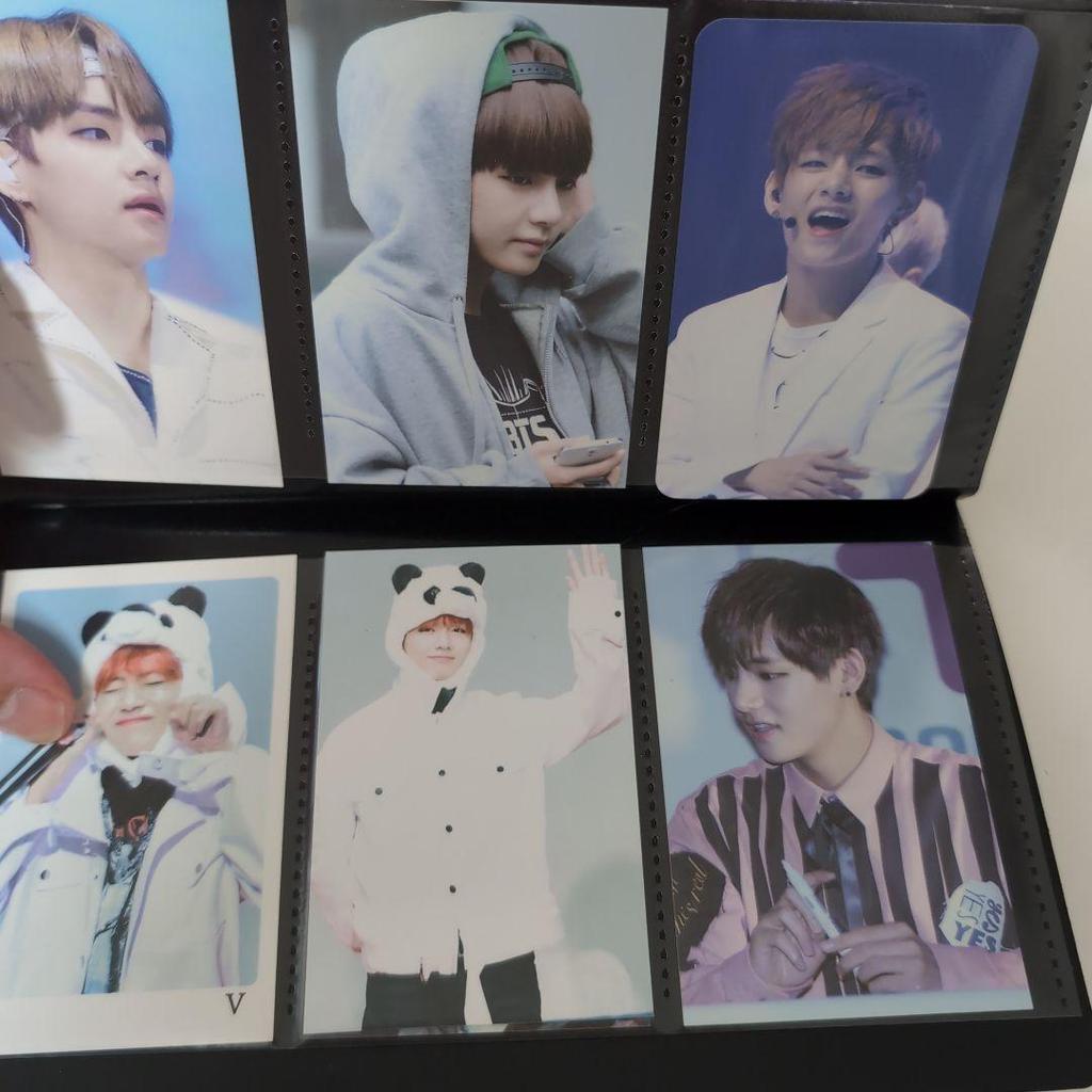 [USED] BTS Taehyung trading cards (60 pieces)