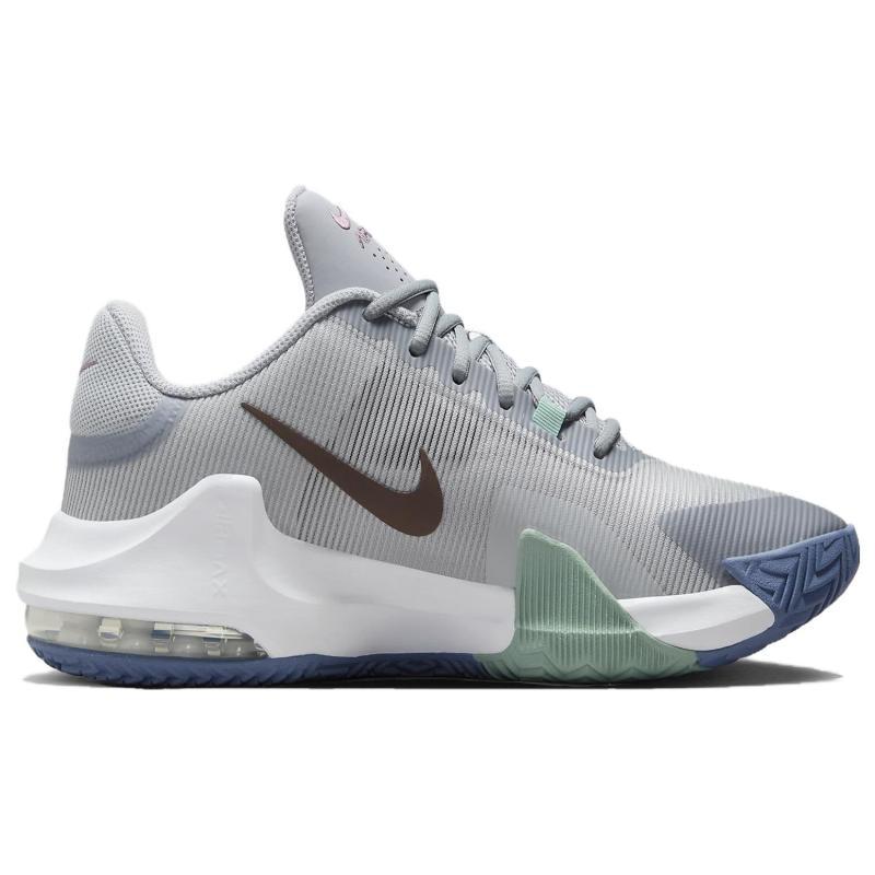 Nike Air Max Impact 4 Wolf Grey Burgundy Crush Sneakers Casual Shoes DM1124-007