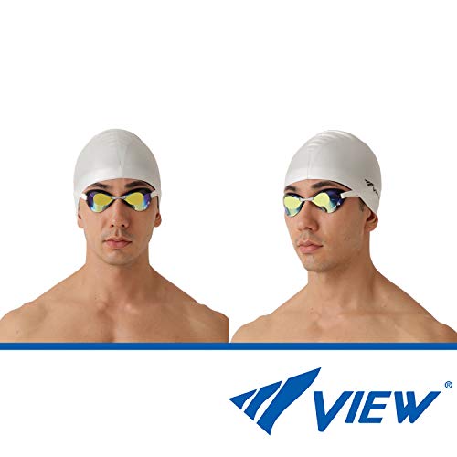 [View] Blade Competitive Swimming Goggles WORLD AQUATICS Approved Racing Model Mirror SWIPE Anti-fog Clear Vision Just by Rubbing Non-cushion Fit