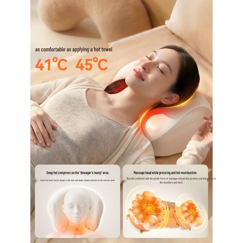 Bear Cervical Neck Massager Pillow CN plug (adapter included)
